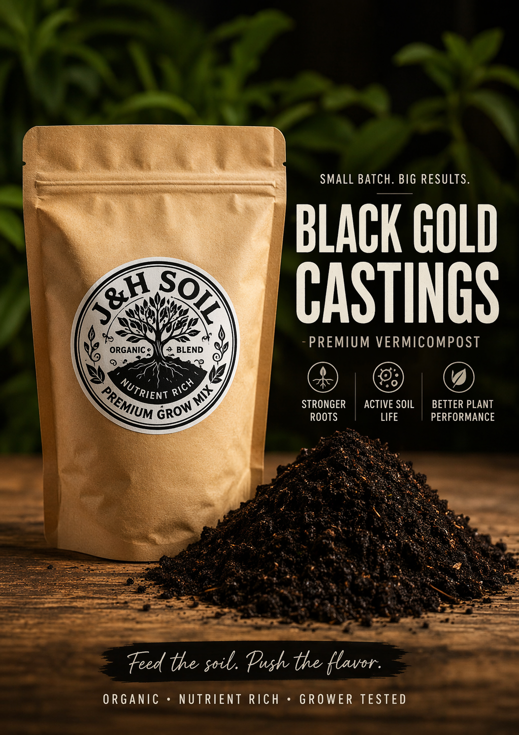 Small Batch Black Gold Castings